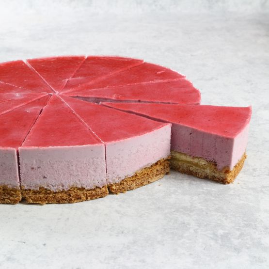 Bavaroise bosvruchten taart