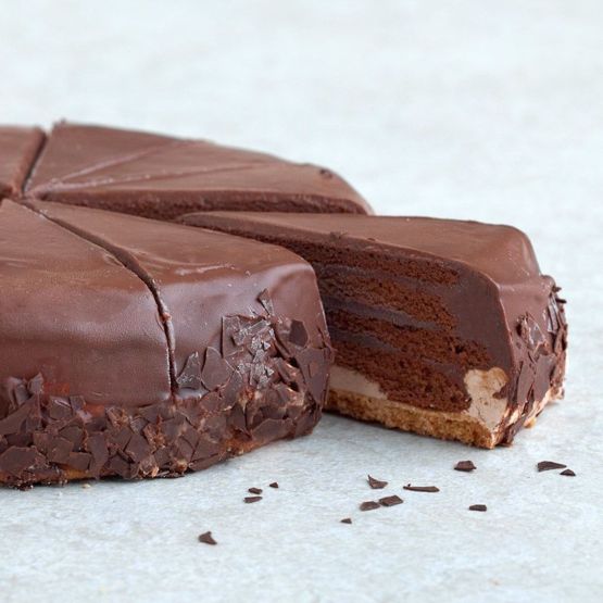 Chocoladetaart puur